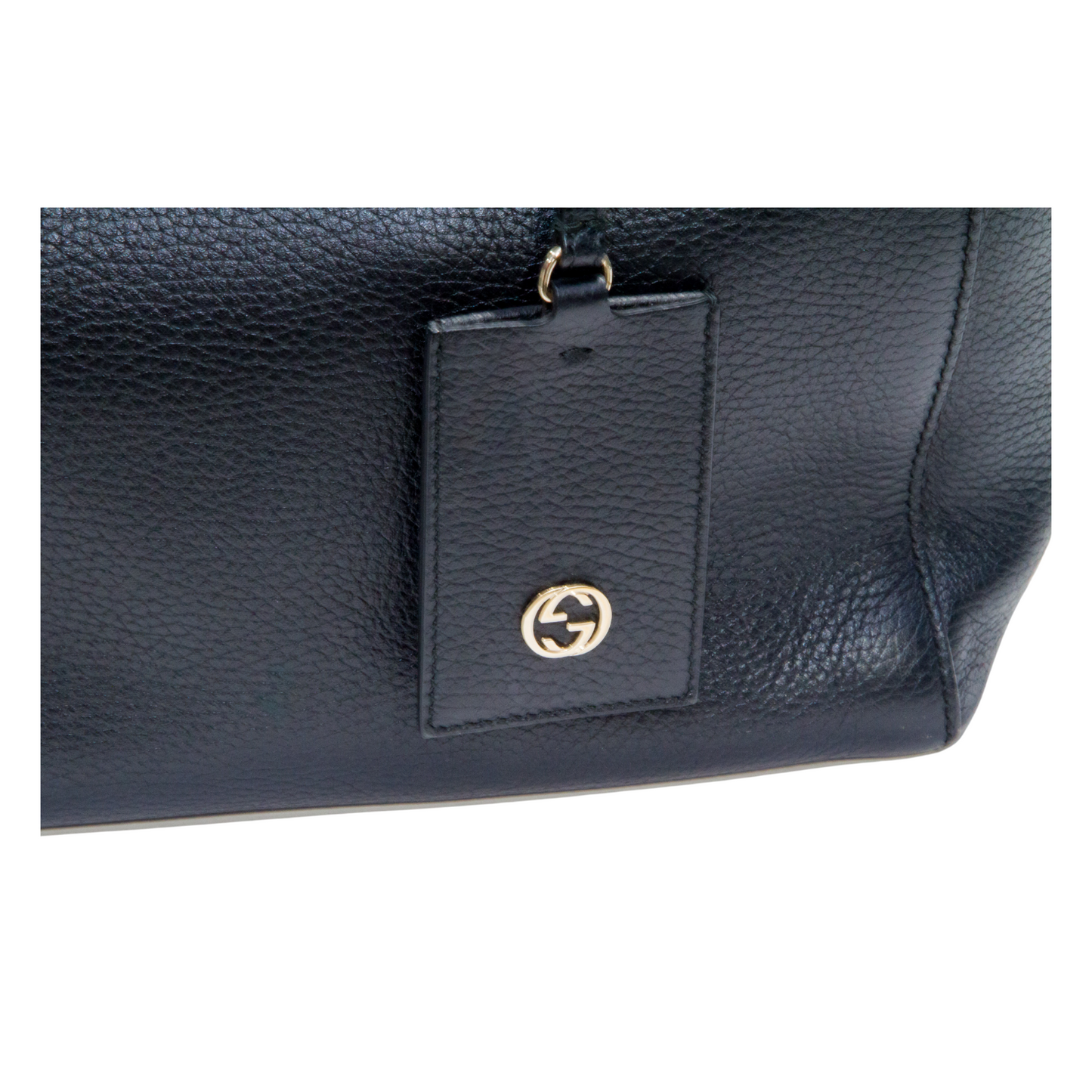 GUCCI SWING LEATHER MEDIUM TOP HANDLE BAG