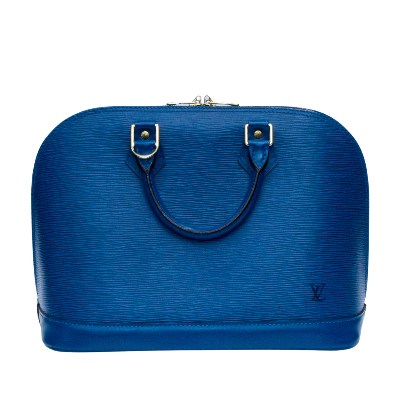 LOUIS VUITTON TOLEDO BLUE EPI ALMA PM HANDBAG AR1927