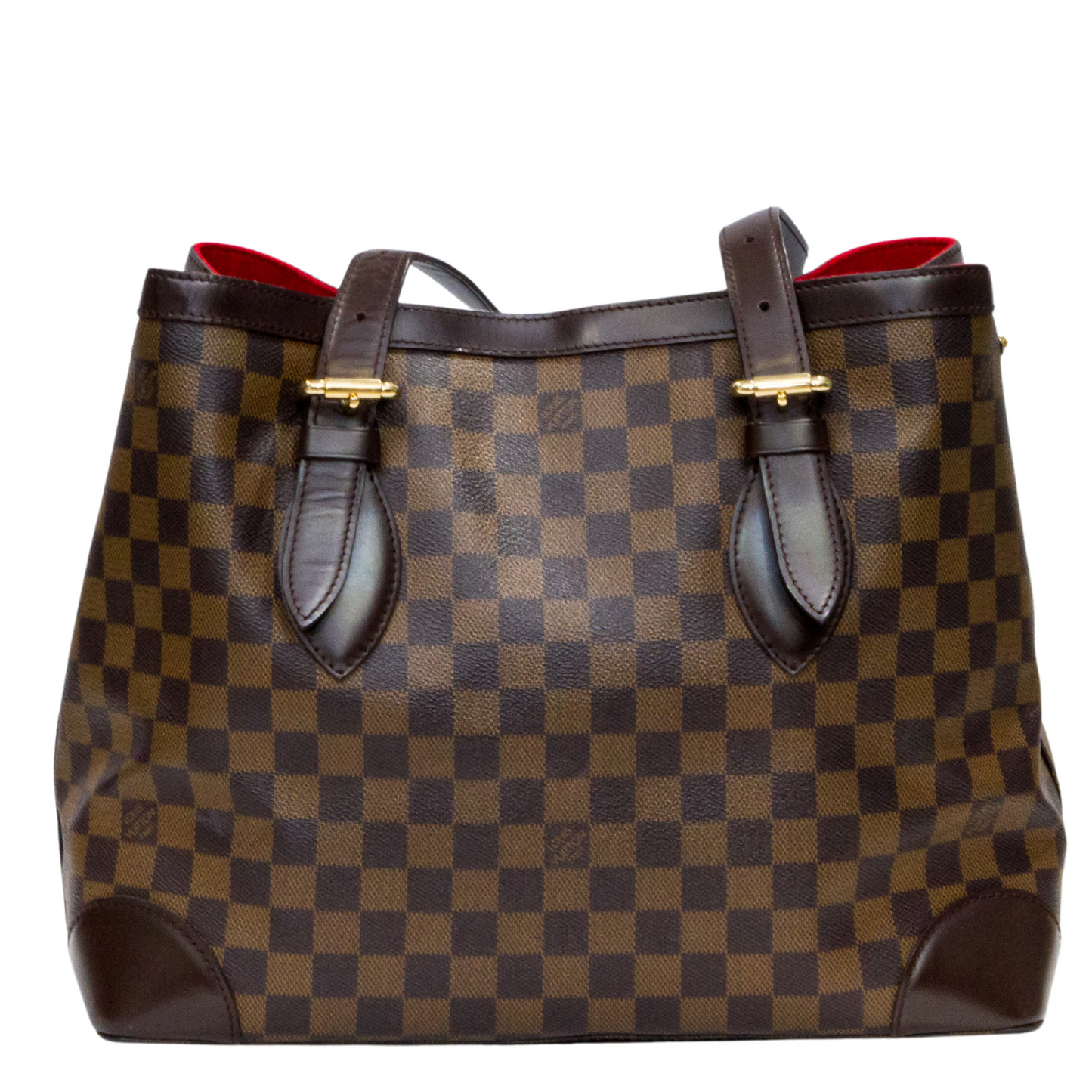 LOUIS VUITTON DAMIER EBENE CANVAS HAMPSTEAD MM SHOULDER BAG CA2037