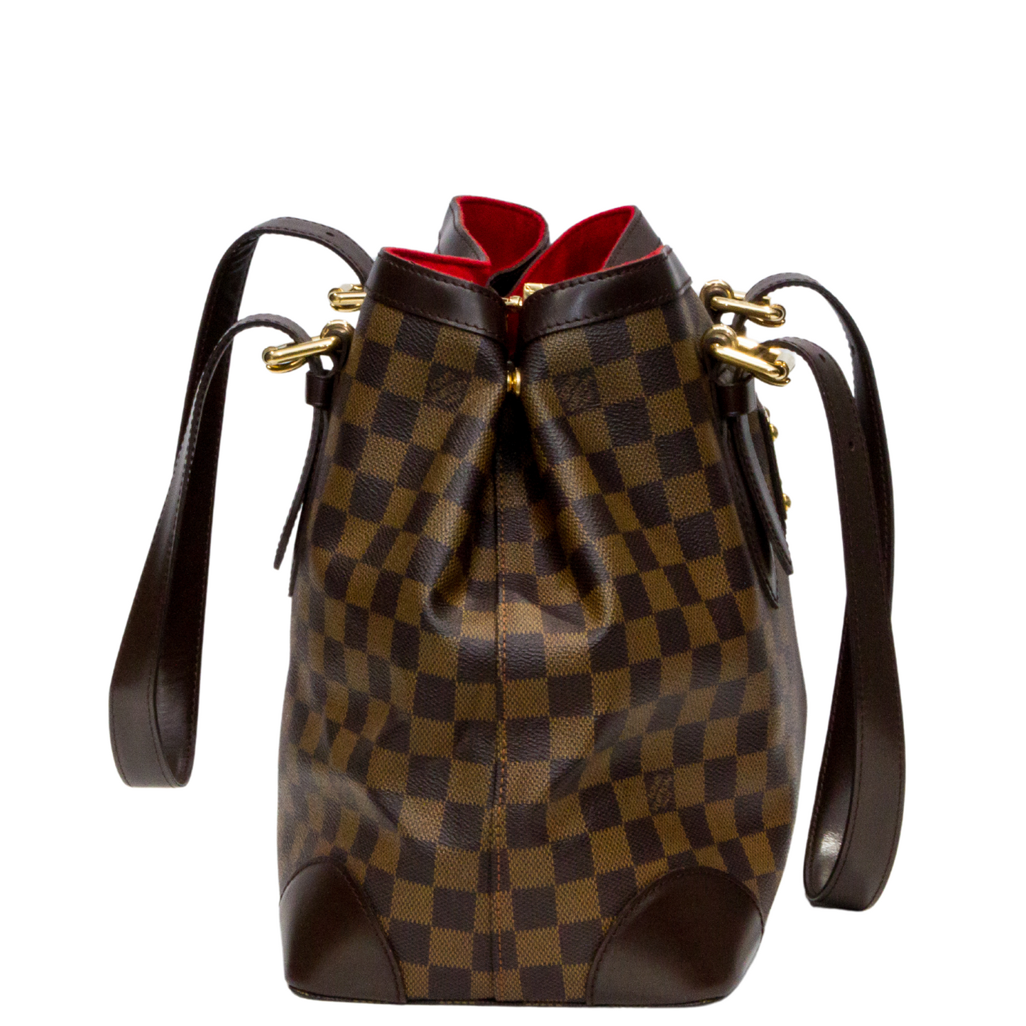 LOUIS VUITTON DAMIER EBENE CANVAS HAMPSTEAD MM SHOULDER BAG CA2037