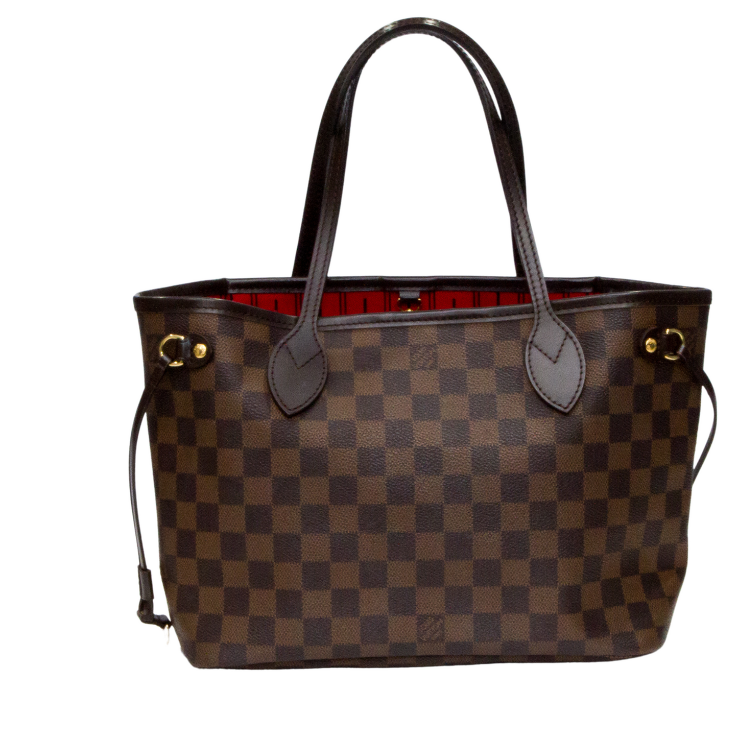 LOUIS VUITTON DAMIER EBENE CANVAS NEVERFULL PM TOTE BAG SD1029