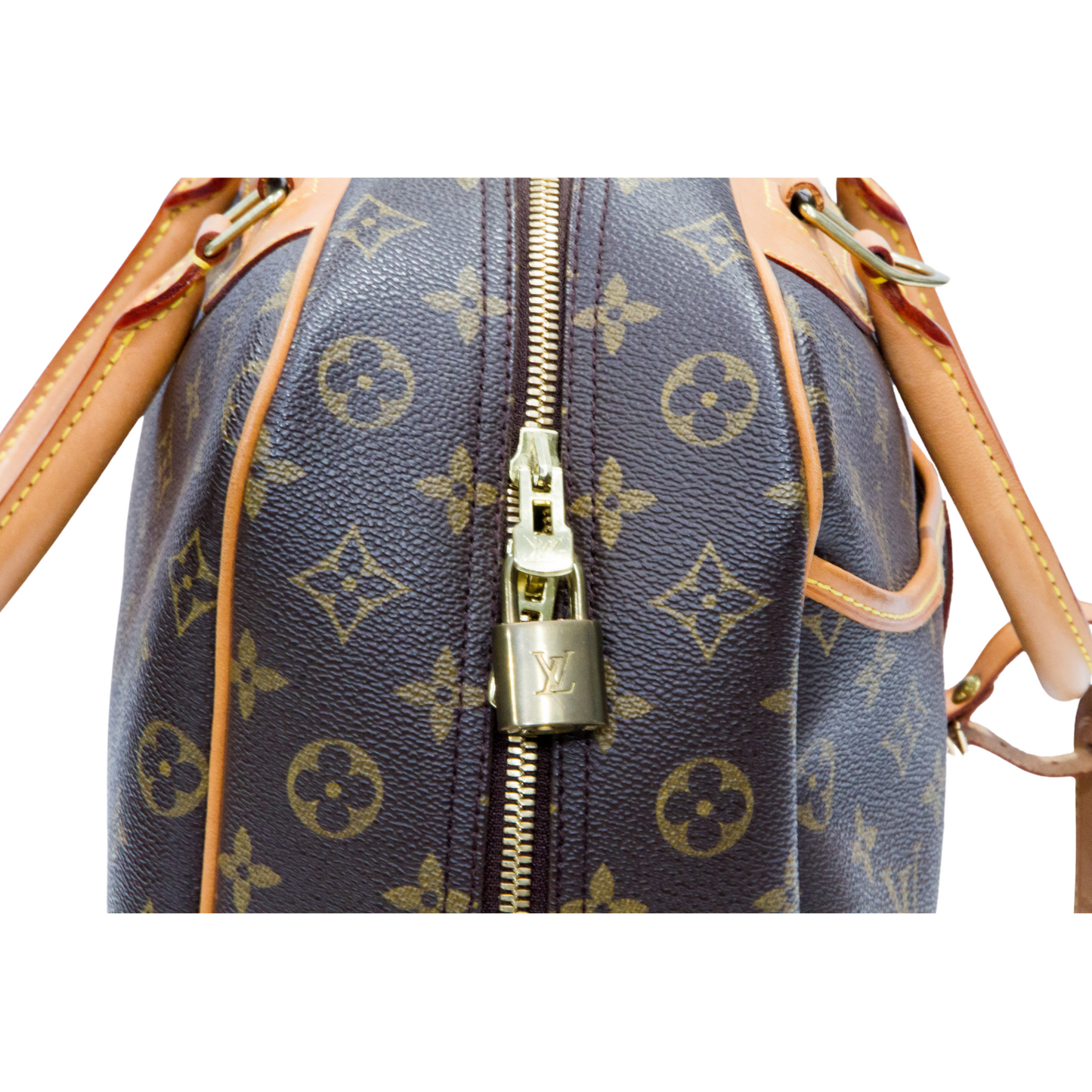 LOUIS VUITTON MONOGRAM CANVAS DEAUVILLE TOP HANDLE VINTAGE BAG M80042