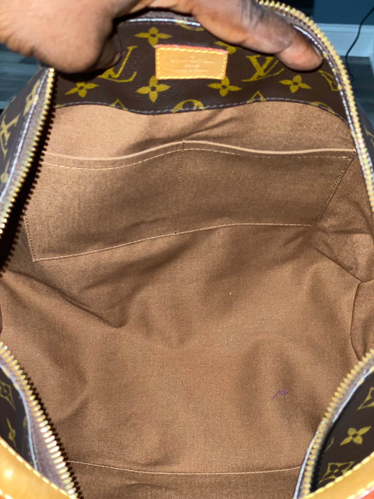 LOUIS VUITTON MONOGRAM CANVAS SULLY MM HANDBAG TJ3181