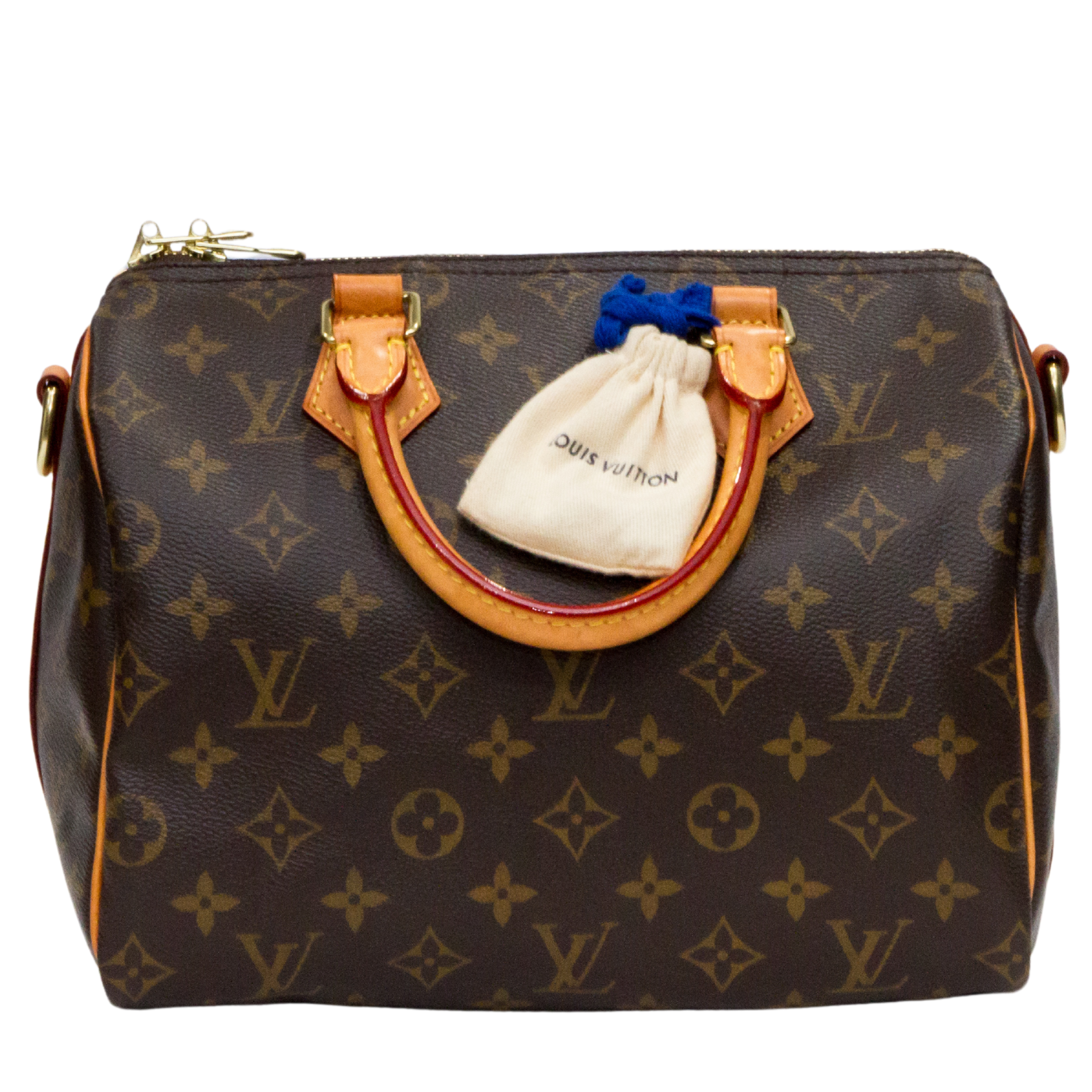 AUTHENTIC LOUIS VUITTON MONOGRAM CANVAS SPEEDY 20 TOP HANDLE BAG